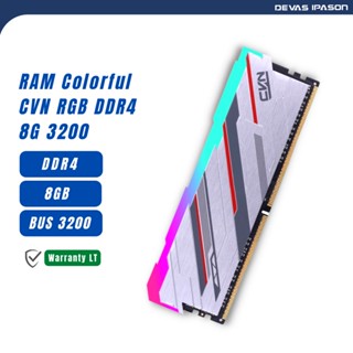 Colorful RAM สำหรับ PC รุ่น CVN Guardian ขนาด 8x1 GB - RGB Sync แบบ DDR4 บัส 3200 - CL16 รับประกัน LT - Devas