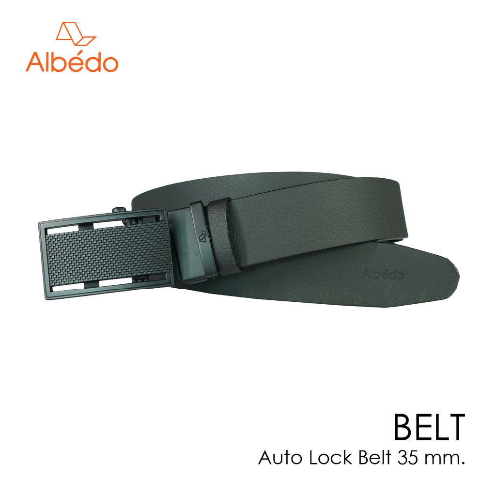 [Albedo] AUTO LOCK BELT 3.5 เข็มขัดหัวออโต้ล็อค/เข็มขัดผู้ชาย/เข็มขัดทำงาน/เข็มขัดหนัง/เข็มขัด - ABM