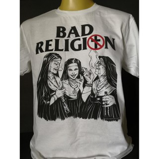 เสื้อวงนำเข้า Bad Religion Naughty Nuns Nofx Greenday Rancid Skate Punk Rock Retro Vintage Style T-Shirt_39