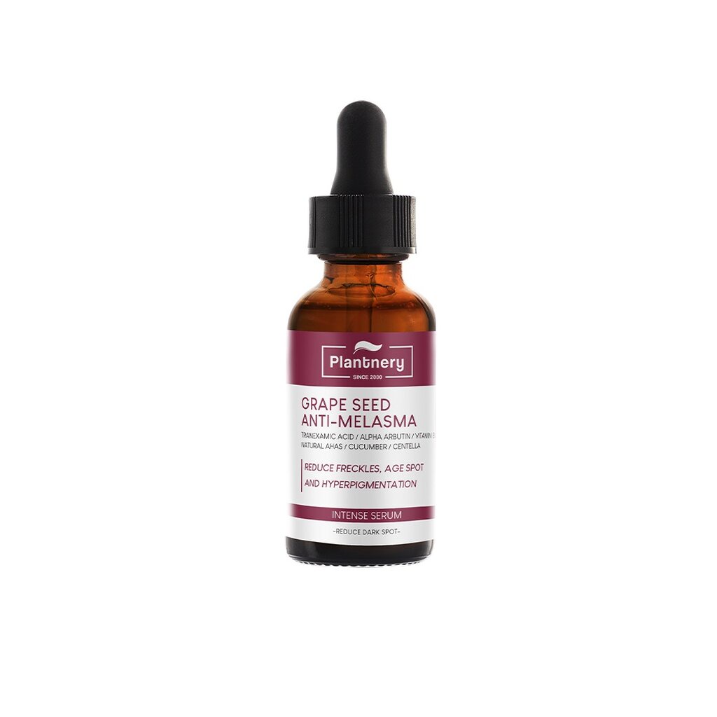 Plantnery Grape Seed Anti-Melasma Intense Serum 30 ml. ใหม่ ลดฝ้า กระ จุดดำ