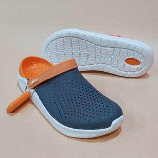 Crocs LiteRide Clog รองเท้าคร็อคส์รุ่นฮิตได้ทั้งชายหญิงรองเท้าแตะ Crocs ผลิตจากยางอย่างดีนิ่มเบาไม่ลื่นใส่สะอาดเท้า