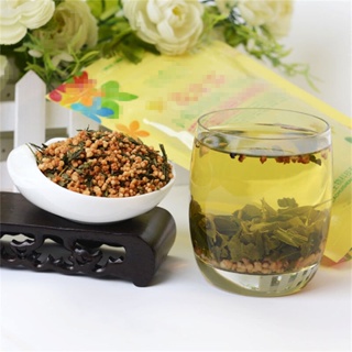 พร้อมส่ง ชาเขียวข้าวกล้อง 100 กรัม Genmaicha Sencha with The Rice Premium วัสดุบริสุทธิ์