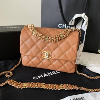 #Chanel #coco22k #miniflapbag  Grade vip หนังแท้ทั้งใบ Size 20cm ใส่ของได้เยอะ อุปกรณ์ full box set