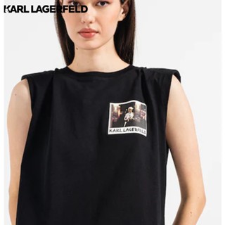 KARL LAGERFELD - KARL ARCHIVE TANK TOP 226W1722 เสื้อยืด