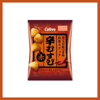 calbee Spicy Musubi Red ขนมข้าวอบกรอบรสเผ็ด 50g