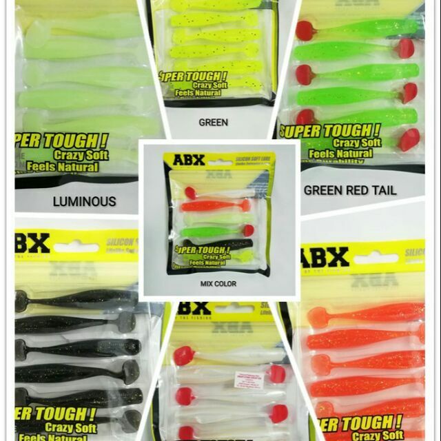 ABX Silicon Soft Plastic Lure 60mm