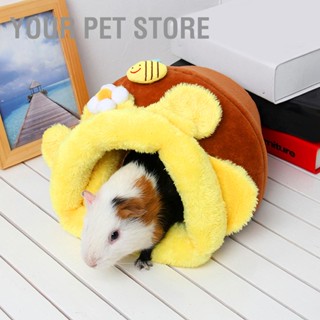 BYour Pet Store รังผึ้ง ผ้าฝ้าย กํามะหยี่ ขนาดเล็ก ให้ความอบอุ่น แฟชั่นฤดูหนาว สําหรับสัตว์เลี้ยง หนูแฮมสเตอร์ หมูดัตช์