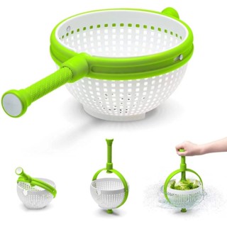 Salad Spinner Vegetable Spinning Washer Centrifugal Dewatering Drain Basket Kitchen Tools Kitchen Essentials