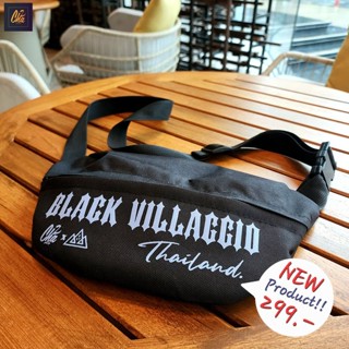 กระเป๋าคาดอก &amp; คาดเอว - ลายสกรีน Black Villaggio Thailand รุ่น Limited Edition (สินค้าพร้อมส่ง)