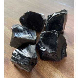 500 g Genuine Black Obsidian Stone Rough Stone / Top High Quality Rough Stone / Raw Stone For Healing Chakra