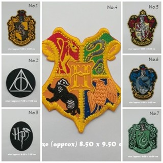 Harry Potter Harry Potter ตัวรีดติดเสื้อ แจ๊คเก็ต อาร์ม  ยีนส์ Hipster Embroidered Iron on Patch  DIY