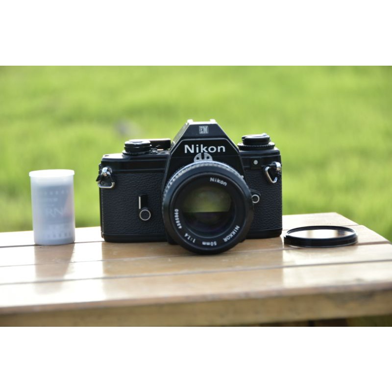 Nikon Em film Camera with NIKKOR 50 1.4