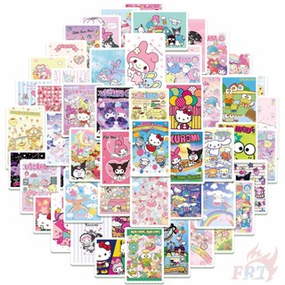 SANRIO 110 ชิ้น / ชุด ❉ ซานริโอ้ โปสเตอร์สติกเกอร์ Comics Magazine Series ขนาดเล็ก ❉ สติกเกอร์แฟชั่น กันน้ํา ลาย Doodle DIY