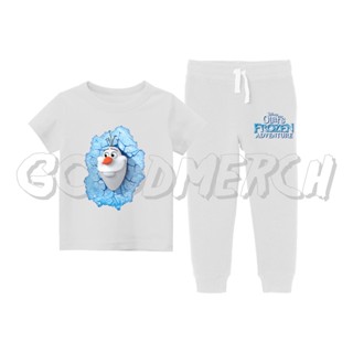 เสื้อยืด ลาย Olaf FROZEN Joggers สําหรับเด็ก