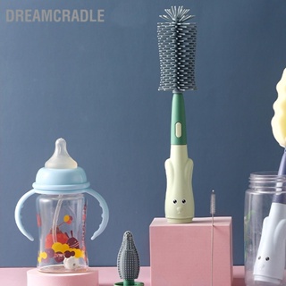 BDreamcradle แปรงซิลิโคน ด้ามจับยาว สําหรับทําความสะอาดขวดนมเด็กทารก