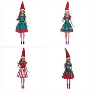 ชุดคริสต์มาสตุ๊กตาข้อต่อ ชุดตุ๊กตา bjd พร้อมส่ง