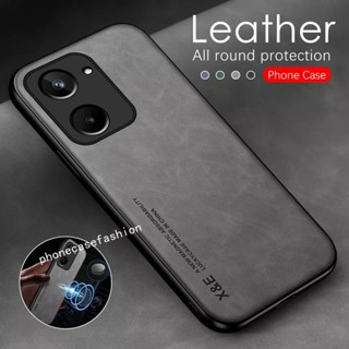 เคสโทรศัพท์มือถือหนัง TPU กันกระแทก ป้องกันเลนส์กล้อง สําหรับ realme 10 Pro Plus 4G 2022