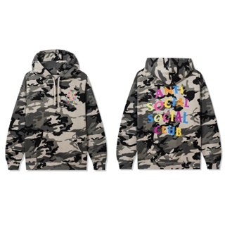 [ ของแท้ ] เสื้อกันหนาวฮู้ดดี้ Anti Social Social Club Goodbye Forever Camo Hoodie ของใหม่ ( พร้อมส่ง )