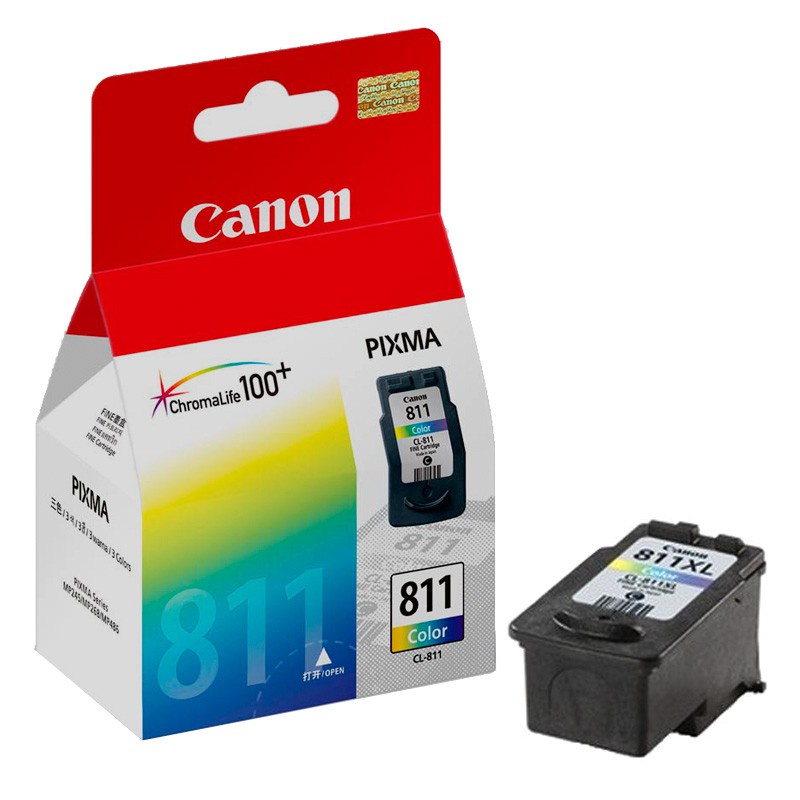 (ของแท้ 100%)ตลับหมึกปริ้นเตอร์ Canon​  Pixma IP2770 / MP287/ MP258 / MP426 ตลับสี CL-811COL