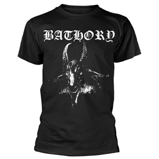 [COD] {พร้อมส่ง เสื้อยืดผ้าฝ้าย 100% พิมพ์ลาย Bathory Goat สีดํา พลัสไซซ์ XS-6XL สําหรับผู้ชาย ของขวัญคริสต์มาสS-5X