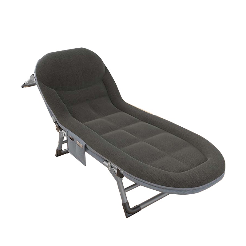 BAIERDI MALL เตียงพับพักกลางวันเก้าอี้เลานจ์สำนักงานงีบสิ่งประดิษฐ์บ้านเตียงขนาดเล็กเตียงผู้ใหญ่พกพาที่เรียบง่ายอเนกประสงค์เก้าอี้ดาดฟ้าตั้งแคมป์พักกลางวันเบาพิเศษเตียงพับ เก้าอี้พักผ่อนปรับเอนนอ เตียงนอนพับ เตียงพับได้ เตียงพับ เก้าอี้นอนพับได้ เก้าอี้พั