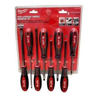 ชุดไขควง Milwaukee 8 ชิ้น Screwdriver Kit w/ ECX