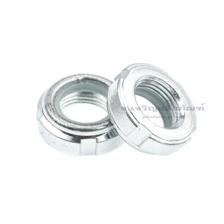 หัวน็อตล็อค KM1 - KM3 หัวน็อตล็อคปลายเพลา ล็อคลูกปืน แบบมีกันคลาย Nylon Insert Locking Nut