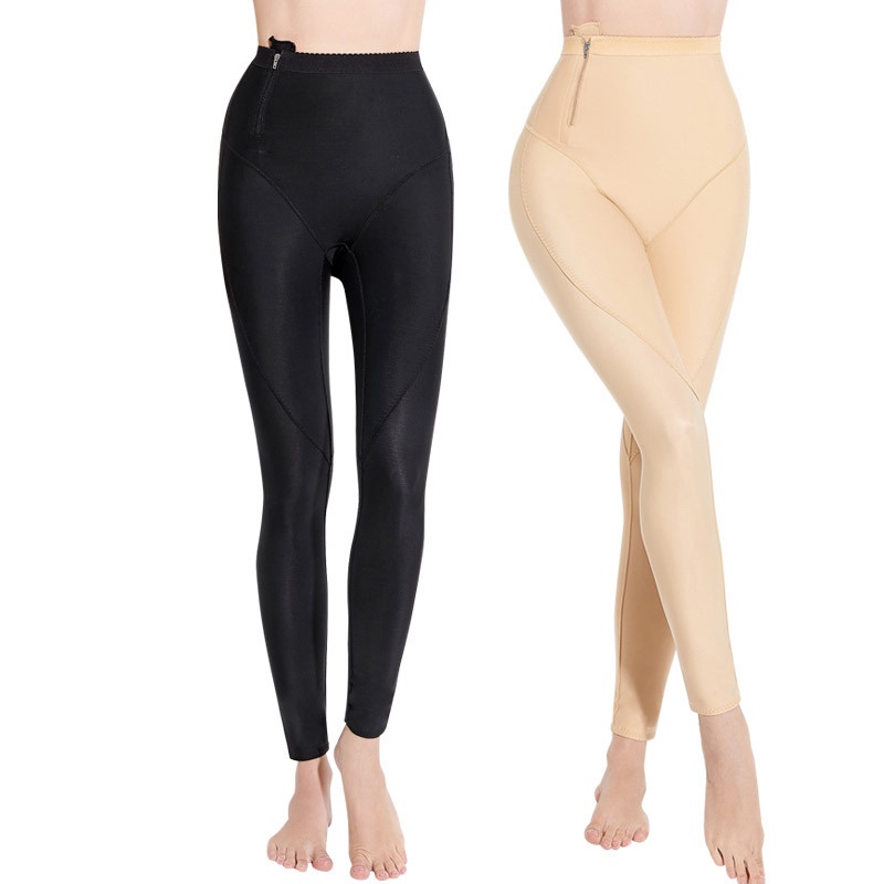 Wechery โพสต ์ การดูดไขมันเอวสูงกางเกงกระชับสัดส ่ วนกางเกงขายาว Body Shaper การบีบอัดสูง Shapewear