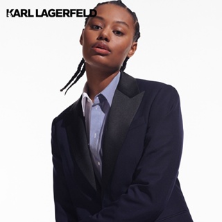 KARL LAGERFELD - CARA LOVES KARL TUXEDO BLAZER 226W1463 เสื้อเบลเซอร์