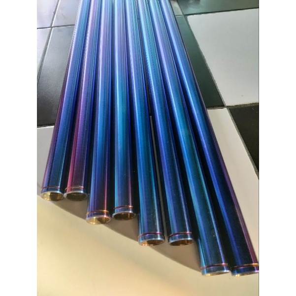 แกนโช๊คตัด(สีน้ำเงิน-ไทเท) โซนิค แดช แอลเอส โนวา เทน่าตัดตามสั่งได้เลย สั่งขนาดในแชท