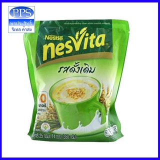 NESVITA Original เนสวิต้า เครื่องดื่มธัญญาหารสำเร็จรูป รสดั้งเดิม ขนาด 25 กรัม X 14 ซอง