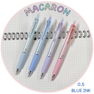 Speed Macaron ปากกาลูกลื่น หมึกสีน้ำเงิน สีแดง หมึกน้ำมัน 0.5mm B803-A Bepen พร้อมส่ง