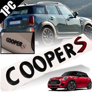 โลโก้ติดฝาท้าย โลโก้ติดฝากระโปรง อักษร COOPER S รุ่น มินิ คูเปอร์ MINI COOPER ปี 2021 - 2022 จำนวน 1 ชุด