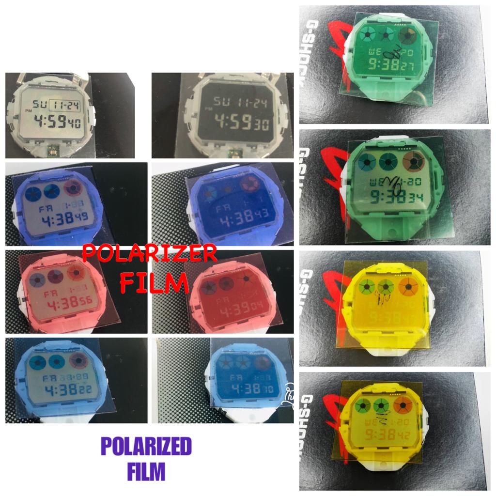 POLARIZED FILM CUSTOM LCD G SHOCK