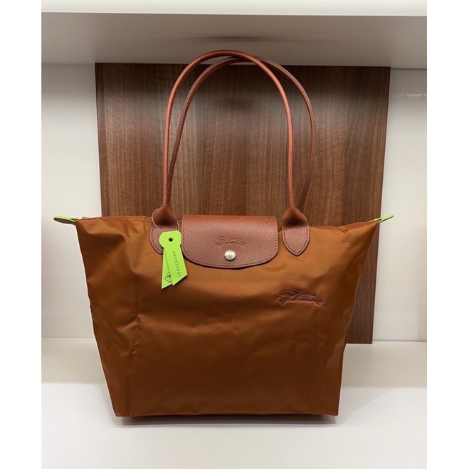 พร้อมส่ง Longchamp champ s Long green cognac