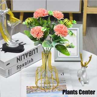 Plants Center สินค้าพร้อมส่ง🚛 P016 ดอกไม้ปลอม ดอกเบญจมาศ5สี เป็นพร็อพถ่ายรูป ตกแต่งบ้าน ร้านค้า คาเฟ่ ออฟฟิศ👰🏻‍♀️🤳