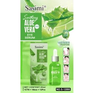 ⚡FLASH SALE⚡♡พร้อมส่ง SASIMI Eye Serum Aloe Vera อายเซรั่มว่านหางจระเข้ บำรุงรอบดวงตา 30ml