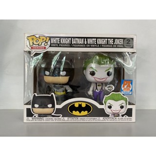 Funko Pop White Knight Batman &amp; White Knight The Joker DC Exclusive 2 Pack