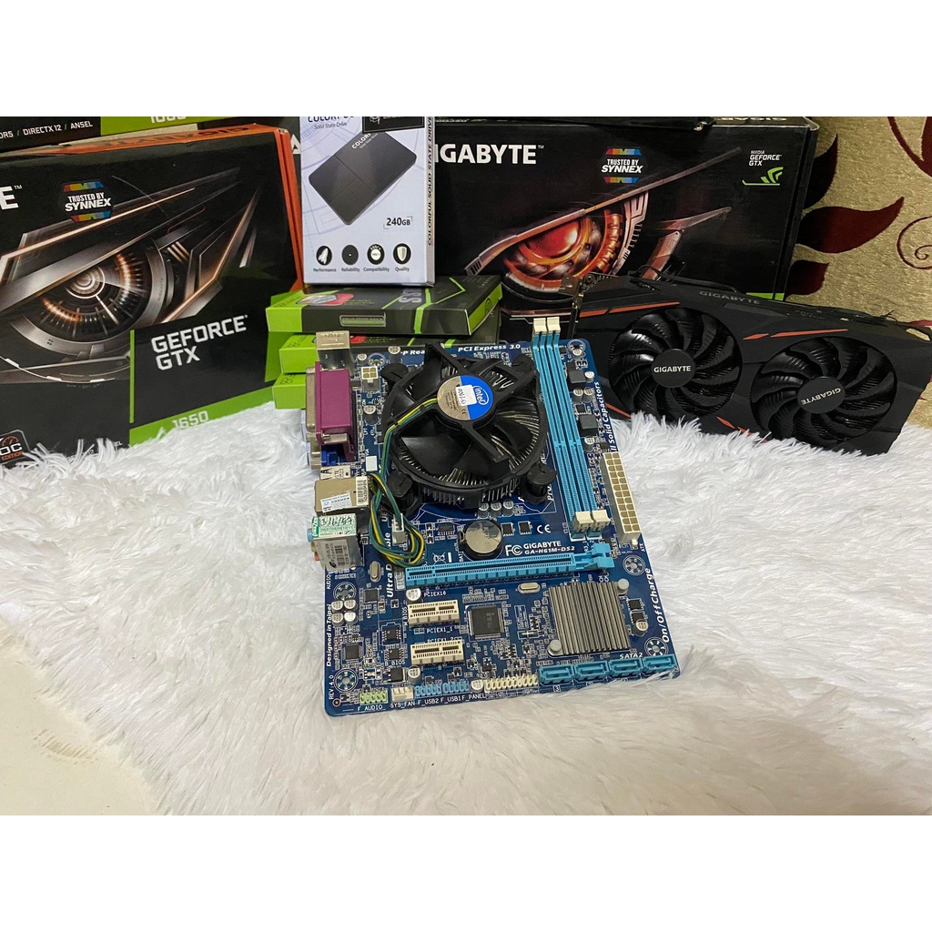 ชุดซีพียูพร้อมเมนบอร์ด Intel Pentuim i3 i5 i7 Gen1 Gen2 Gen3 Gen4 Gen6 Gen7 สภาพสวยพร้อมใช้งาน