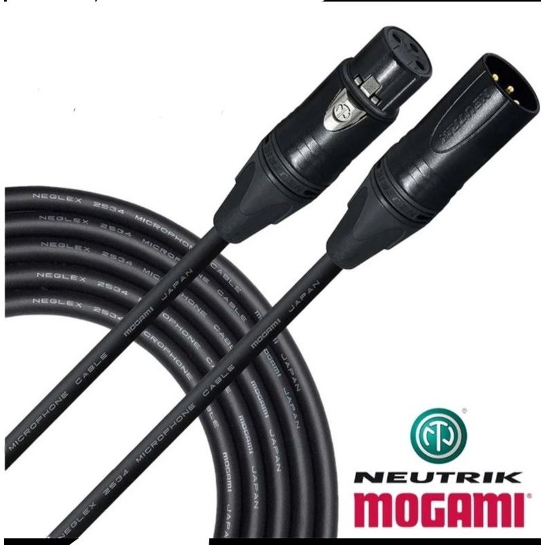 สายไมโครโฟน Mogami gold xlr ชาย-หญิง 5 เมตร - สายสัญญาณเสียงไมโครโฟน Mogami ของญี่ปุ่นดั้งเดิม