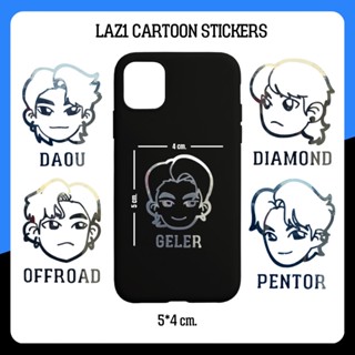 Laz1 Cartoon Stickers (ลาซวัน)