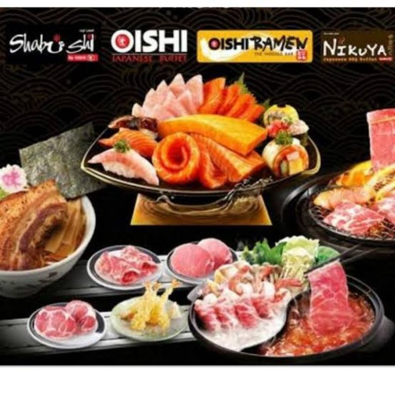 Oishi gift voucher 1,500 บาท
