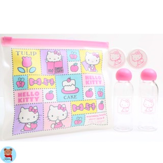 ตลับเซ็ต ตลับใส่ครีม โทนเนอร์ อุปกรณ์ใส่คอนแทคเลนส์ ขวดน้ำยา คิตตี้ Hello Kittyhello kitty Japan Sanrio🇯🇵คิตตี้ ซา