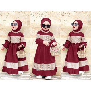 Maxi COLLINKID S M L XL / MAXI ANAK 3-10TH / GAMIS ANAK CANTIK / GAMIS ANAK Dannis