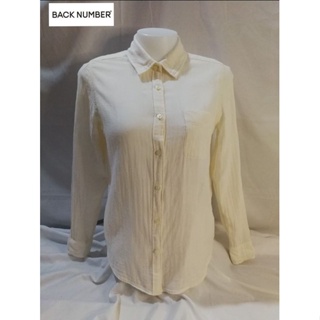 เสื้อเชิ้ตแขน​ยาวยี่ห้อ BACK NUMBER (BK3)​/ ผ้าฝ้าย​ 💯​%/ Size​ M/ Made​ in​ China​🇨🇳​