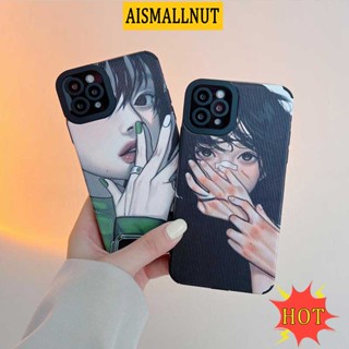 เคสโทรศัพท์มือถือ กันฝุ่น กันกระแทก ลายผู้หญิงบาดเจ็บ สองมิติ สําหรับ IPhone 14 13 11 12 Pro Max 7 8 Plus X XR XSMAX