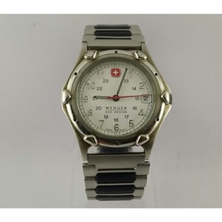 นาฬิกา WENGER MENS 01.1421.104 QUARTZ พร้อมกล่อง (ใหม่)