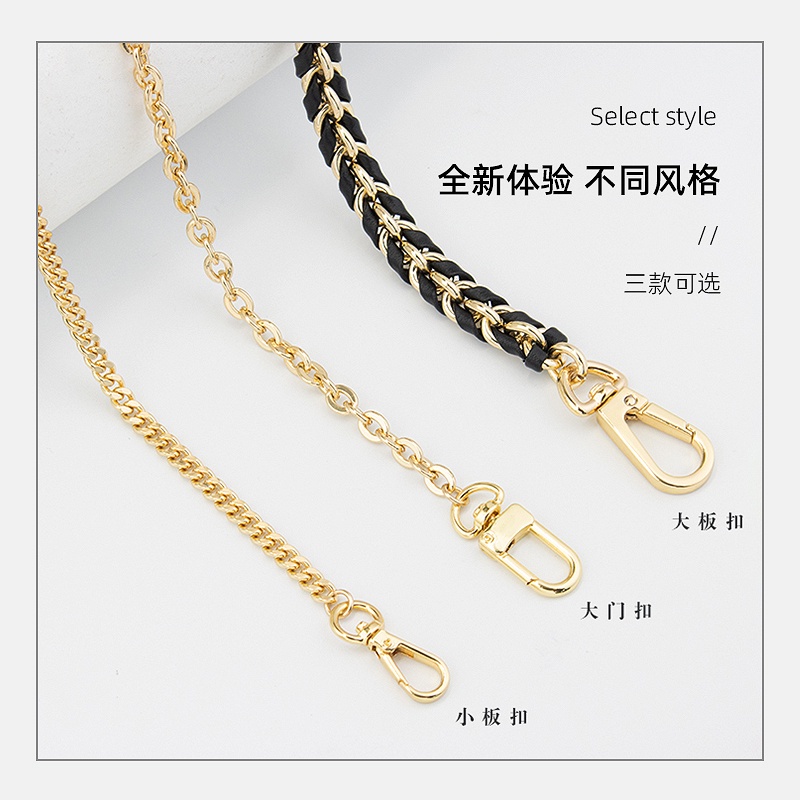 จัดส่ง 24 ชั่วโมง =☆จัดส่งที่รวดเร็ว☆ สายโซ่คล้องกระเป๋า กระเป๋าสะพายไหล่ ผ้าไหมนาโน เข้ากับทุกการแต่งกาย พร้อมหัวเข็มขัด D @ lv