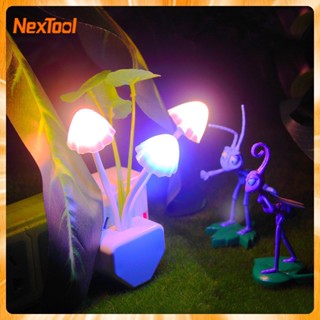 Nextool โคมไฟกลางคืน Led รูปเห็ด ดอกไม้ เปลี่ยนสีได้ 7 สี สําหรับห้องนอนเด็ก