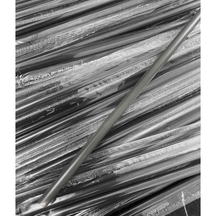 หลอดแข็งพลาสติกแข็ง ขนาด 25.5 และ 30 ซม. หลอดพลาสติก หลอดแก้วเยติ หลอดดูดน้ำ